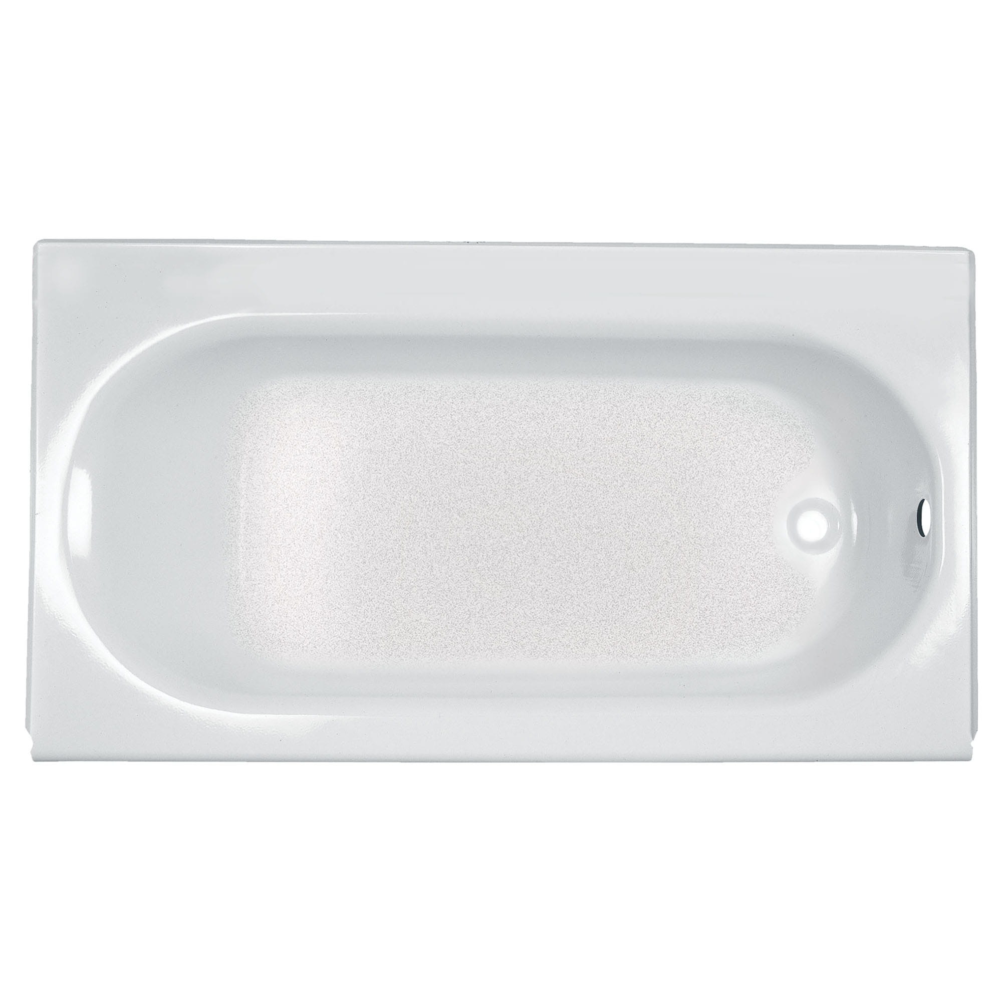 Princeton Americast 60 x 34 Inch Integral Apron Bathtub Above Floor Rough Right Hand Outlet with Luxury Ledge WHITE